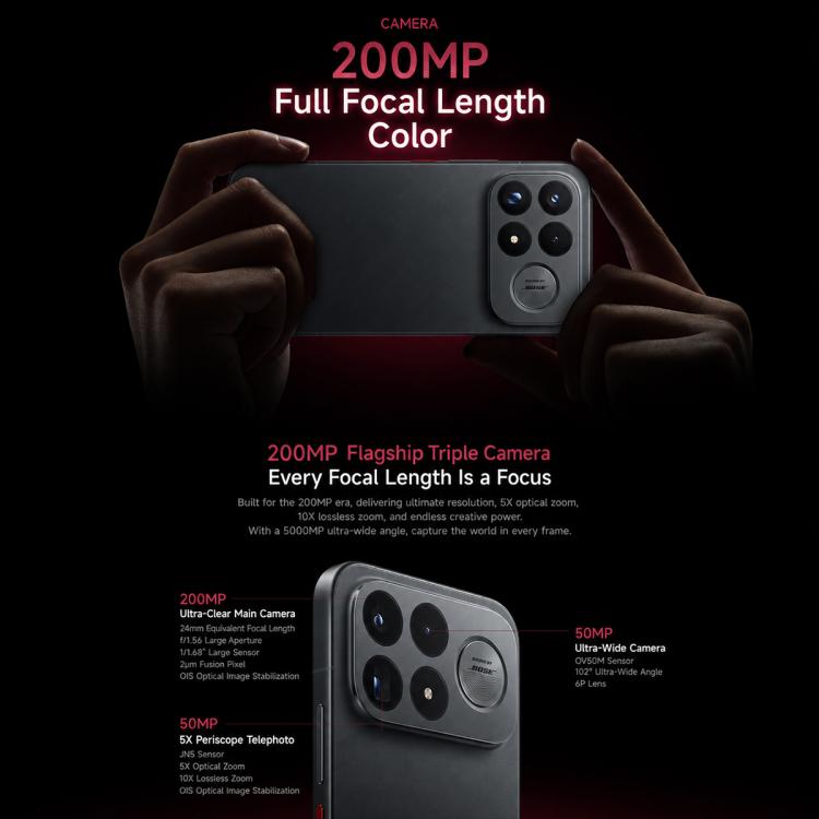 Xiaomi Redmi K100 Pro Max, 12GB+256GB, 6.9 inch Xiaomi HyperOS 3 Snapdragon 8 Elite Gen 5 Octa Core, NFC, Network: 5G, 12GB+256GB – Card Slot, Fast Charging