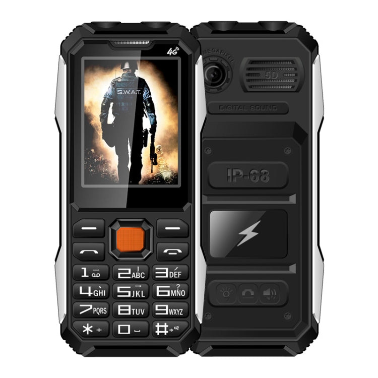 Waterproof Shockproof Dustproof, 6800mAh Battery, 2.4 inch, 21 Keys, Bluetooth, LED Flashlight, FM, SOS, Dual SIM, Network: 2G – Shockproof, Waterproof, Bluetooth