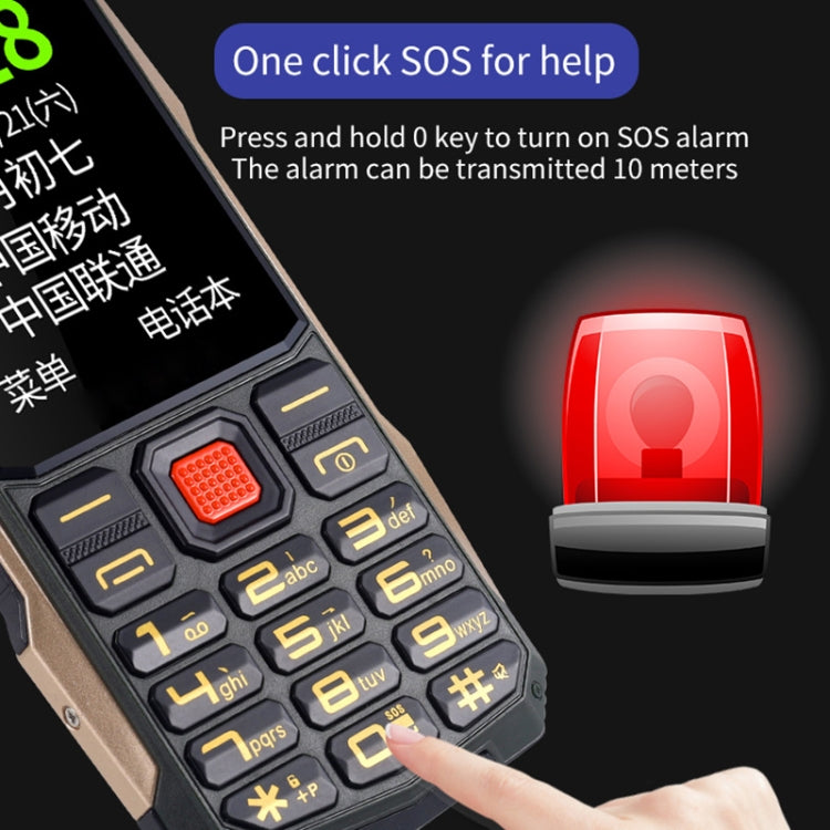 Waterproof Shockproof Dustproof, 4800mAh Battery, 2.4 inch, 21 Keys, Bluetooth, LED Flashlight, FM, SOS, Dual SIM, Network: 2G – Shockproof, Waterproof, Bluetooth