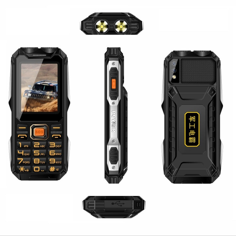 Waterproof Shockproof Dustproof, 16800mAh Battery, 2.4 inch, 21 Keys, Bluetooth, LED Flashlight, FM, SOS, Dual SIM, Network: 2G, Q8 2G – Shockproof, Waterproof, Lanyard
