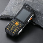 Waterproof Shockproof Dustproof, 16800mAh Battery, 2.4 inch, 21 Keys, Bluetooth, LED Flashlight, FM, SOS, Dual SIM, Network: 2G, Q8 2G – Shockproof, Waterproof, Lanyard