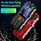 Waterproof Shockproof Dustproof, 16800mAh Battery, 2.4 inch, 21 Keys, Bluetooth, LED Flashlight, FM, SOS, Dual SIM, Network: 2G, Q8 2G – Shockproof, Waterproof, Lanyard