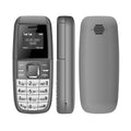 0.66 inch, MT6261D, 21 Keys, Bluetooth, MP3 Music, Dual SIM, Network: 2G Grey