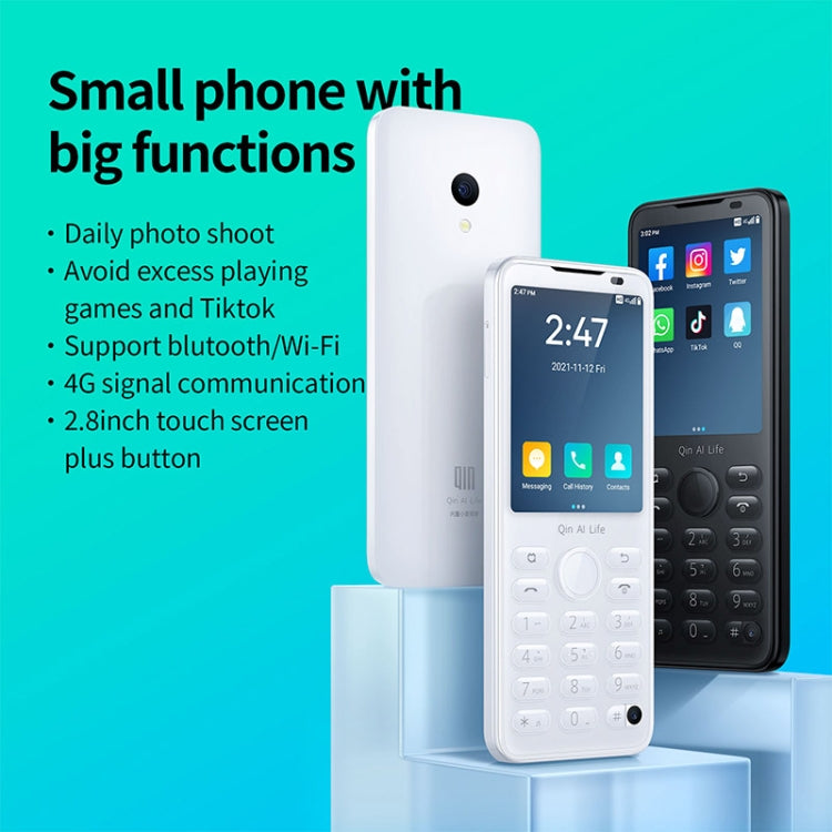 2.8 inch, Android 11 MTK6761 Quad-core up to 2.0GHz, 21 Keys, Network: 4G, 3GB+32GB – Durable Build, Easy to Use