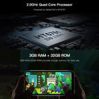 UNIWA W555 Rugged Phone, 3GB+32GB, Dual Rear Cameras, IP68 Waterproof Dustproof Shockproof, 5.71 inch Android 12.0 MTK6761 Quad Core up to 2.0GHz, Network: 4G, NFC, OTG, Global Version