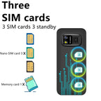 1.33 inch, MTK6261D, 21 Keys, Support Bluetooth, FM, Magic Sound, Auto Call Record, GSM, Triple SIM, Russian Key – Bluetooth