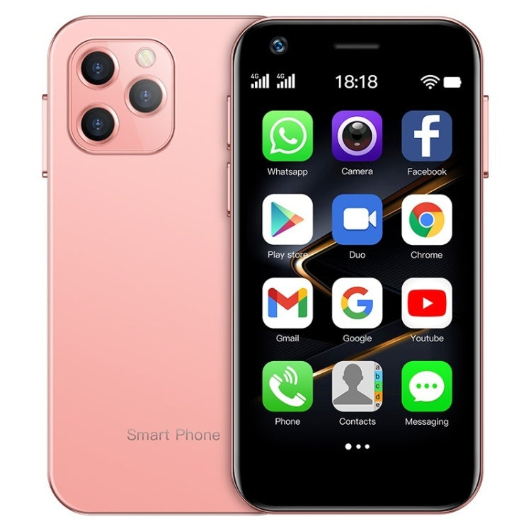 3.0 inch Android 10.0 MTK6750 Octa Core, Bluetooth, WiFi, OTG, Network: 4G, Dual SIM, Support Google Play, 2GB+16GB – Bluetooth 2GB+16GB Pink