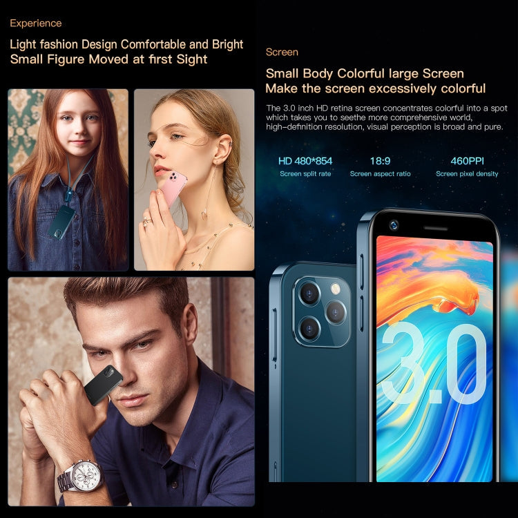 SOYES XS12 Pro, 4GB+64GB 3.0 inch Android 10.0 MTK6750 Octa Core, Bluetooth, WiFi, FM, OTG, Network: 4G, Dual SIM, Support Google Play, 4GB+64GB – Bluetooth