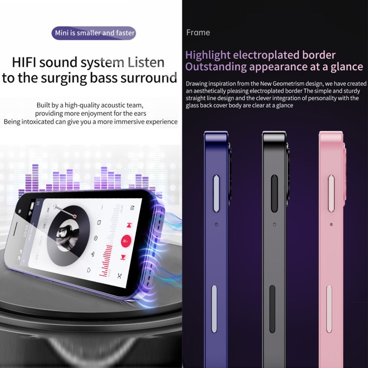 Face Recognition, 3.0 inch Android 9.0 MTK6739CW Quad Core up to 1.28GHz, OTG, Network: 4G, Dual SIM, Support Google Play, 3GB+32GB – Card Slot