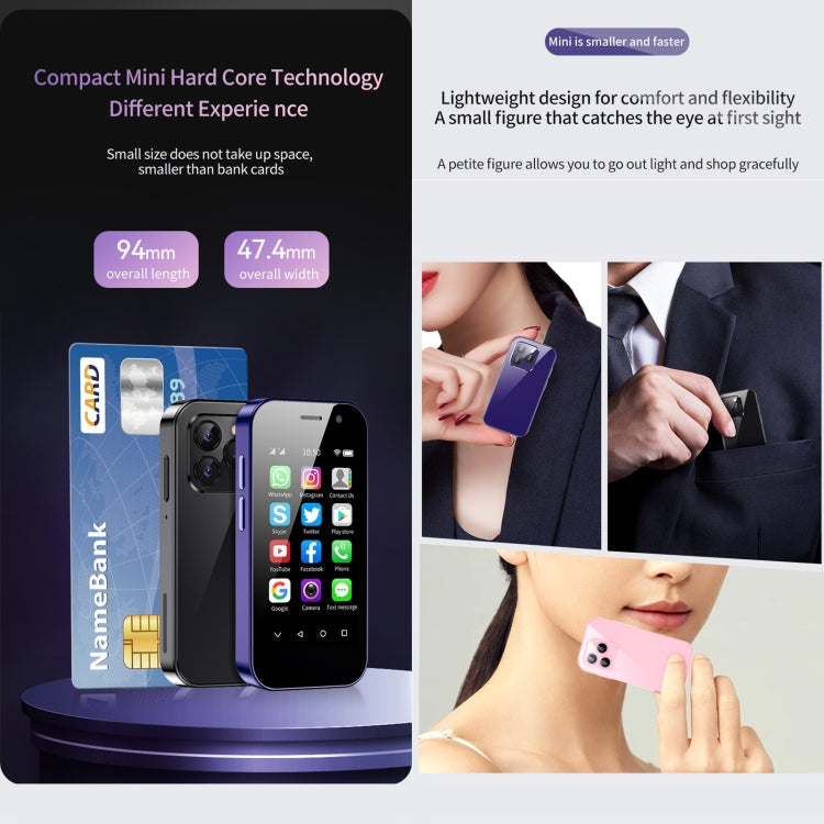 Face Recognition, 3.0 inch Android 9.0 MTK6739CW Quad Core up to 1.28GHz, OTG, Network: 4G, Dual SIM, Support Google Play, 3GB+64GB – Card Slot