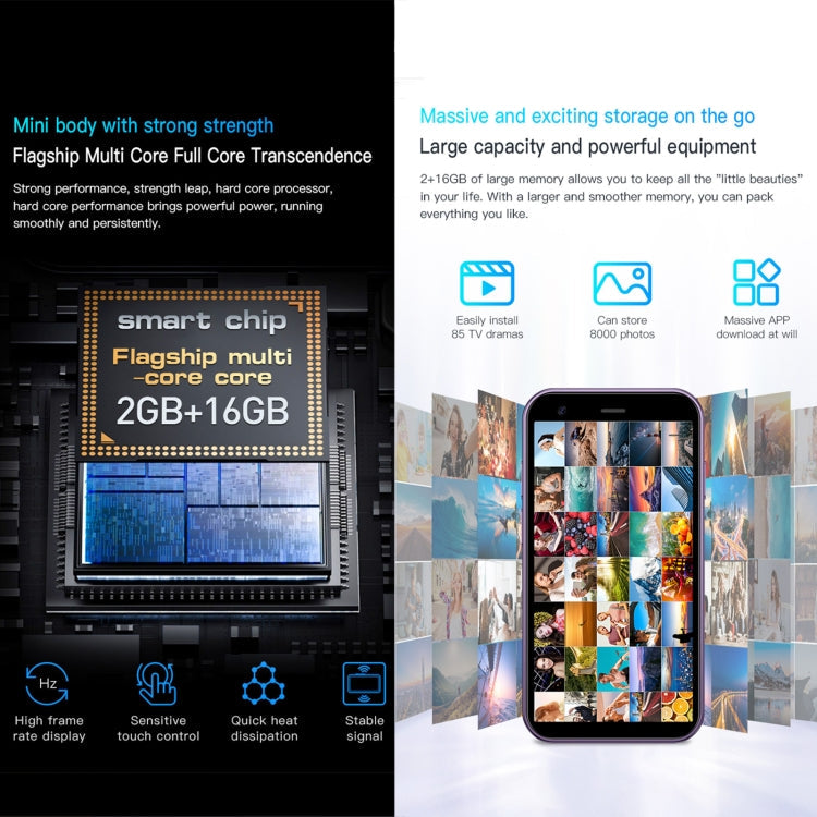 3.0 inch Android 8.1 MTK6580 Quad Core up to 1.3GHz, Bluetooth, WiFi, GPS, Network: 3G, Dual SIM, SOYES XS15 – Bluetooth