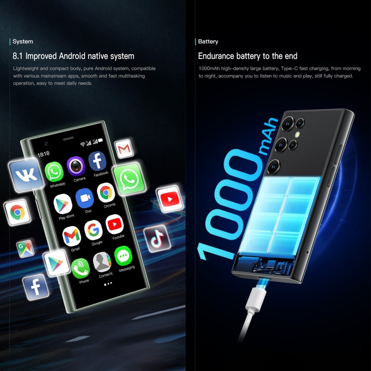 3.0 inch Android 8.1 MTK6580 Quad Core up to 1.3GHz, Bluetooth, WiFi, GPS, Network: 3G, Dual SIM – Bluetooth