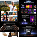 Ulefone Armor 28 UltraThermal Version Rugged Phone, 16GB+1TB, Night Vision, 10600mAh, 6.67 inch Android 14 MediaTek Dimensity 9300+ Octa Core, Network: 5G, NFC, Armor 28 Ultra Thermal Version – Lanyard, Magnetic, Card Slot