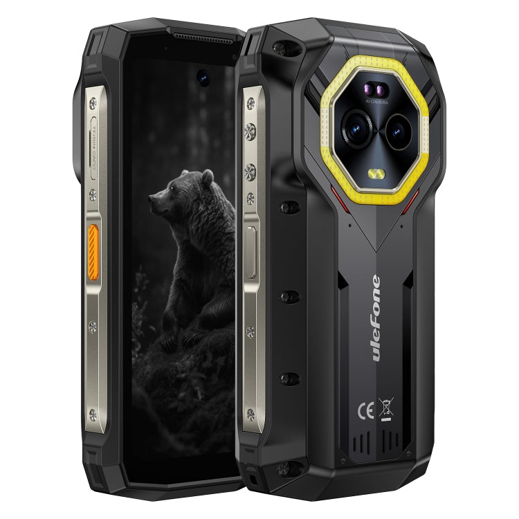 Ulefone Armor Mini 20, Night Vision, 8GB+256GB, IP68/IP69K Rugged Phone, 4.7 inch Android 14 MediaTek Dimensity 6300 Octa Core, Network: 4G, NFC, OTG, Armor Mini 20 – Lanyard, Magnetic, Card Slot
