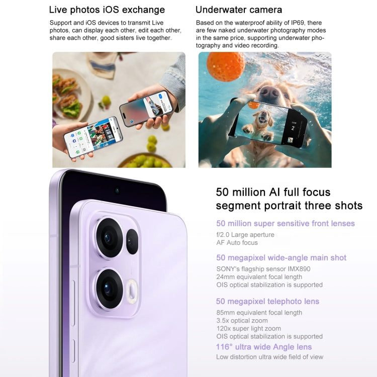 OPPO Reno13 Pro AI Phone, 16GB+1TB, Screen Fingerprint, 6.83 inch ColorOS 15.0 Dimensity 8350 Octa Core, NFC, OTG, Network: 5G, 16GB+1TB, Reno13 Pro, 16GB+1TB