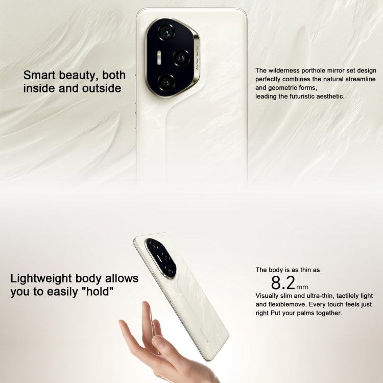 Honor 300 Pro, 12GB+256GB, Screen Fingerprint, 6.78 inch MagicOS 9.0 / Android 15 Snapdragon 8 Gen 3 Octa Core, Network: 5G, NFC, OTG, Not Support Google Play, Honor 300 Pro, 12GB+256GB – Fast Charging