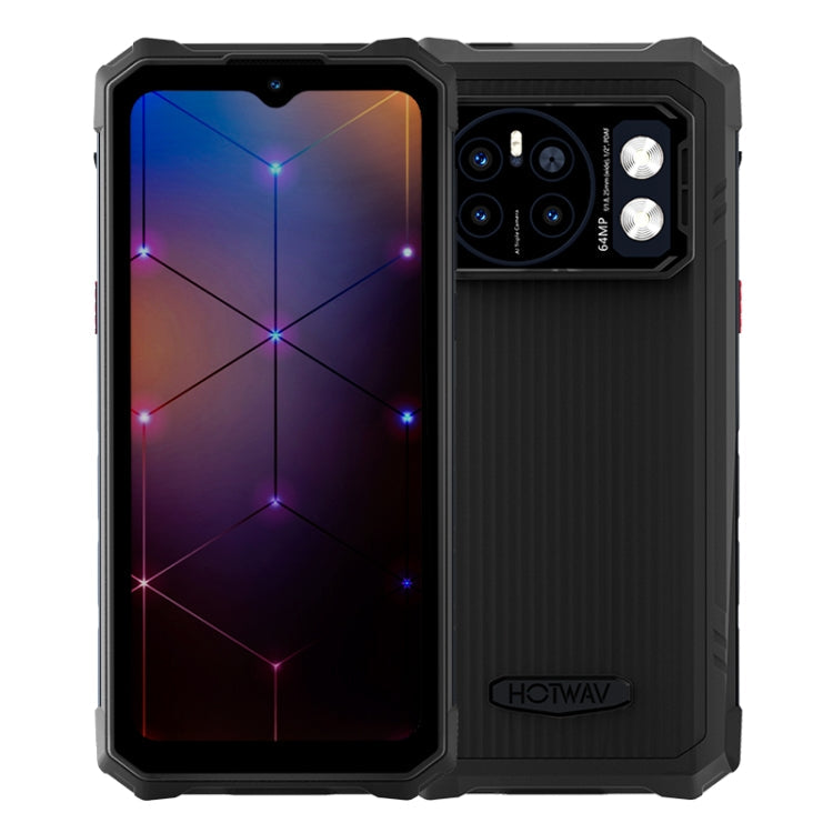HOTWAV CYBER 13, IP68/IP69K Rugged Phone, 8GB+128GB, 10800mAh, 6.6 inch Android 14.0 Unisoc T606 Octa Core, Network: 4G, NFC, OTG Black