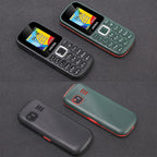 UNIWA E1808 Elder Keypad Phone, 1.77 inch SC6531E, LED Flashlight, 21 Keys, Network: 2G, Triple SIM, EU Plug