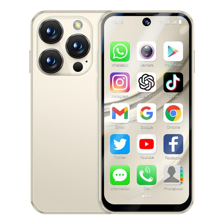SOYES XS19 Pro, 3GB+32GB, 3.8 inch Android 12.0 MTK6762 Quad Core, Network: 4G, Dual SIM, GPS, OTG, Support Google Play Store, 3GB+32GB – Screen Protector 3GB+32GB Beige
