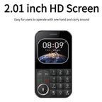 V9 Card Mobile Phone, 2.01 inch, MTK6261D, Support Bluetooth, FM, Torch, GSM, Dual SIM