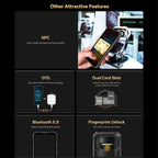 Oukitel WP23 Plus Rugged Phone, 8GB+256GB, 6.52 inch Android 14.0Unisoc T606 Octa-core, NFC, OTG, Network: 4G, WP23 Plus 8GB+256GB