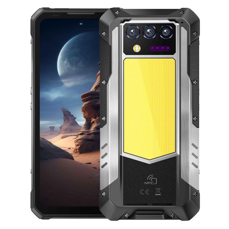 Oukitel WP100 TITAN 5G Projector Rugged Phone, 16GB+512GB, 200MP Camera, Fingerprint Identification, 6.8 inch Android 14 MediaTek Dimensity 7300 Octa Core, NFC, OTG, Network: 5G, WP100 TITAN – Durable Build, Easy to Use WP100 TITAN
