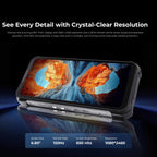 Oukitel WP100 TITAN 5G Projector Rugged Phone, 16GB+512GB, 200MP Camera, Fingerprint Identification, 6.8 inch Android 14 MediaTek Dimensity 7300 Octa Core, NFC, OTG, Network: 5G, WP100 TITAN – Durable Build, Easy to Use