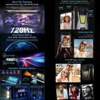Unihertz 8849 Tank 3S Night Vision Projector Rugged Phone, 16GB+512GB, 6.79 inch Android 14 Dimensity 8200 Octa Core, Network: 5G, Tank 3S 16GB+512GB – Aluminum Alloy, TPU