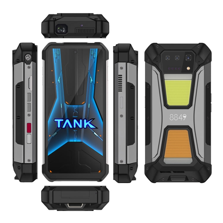 Unihertz 8849 Tank 2 Pro Night Vision Projector Rugged Phone, 12GB+256GB, 6.79 inch Android 14 MTK6789 Octa Core, Network: 4G – Aluminum Alloy, TPU