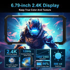 Unihertz 8849 Tank 2 Pro Night Vision Projector Rugged Phone, 12GB+256GB, 6.79 inch Android 14 MTK6789 Octa Core, Network: 4G – Aluminum Alloy, TPU