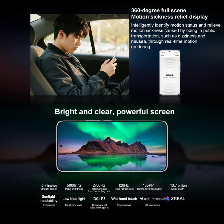 Honor X60 GT, 12GB+256GB, In-screen Fingerprint, 6.7 inch MagicOS 9.0 Android 15.0 Snapdragon 8+ Gen 1 Octa Core, Network: 5G, OTG, NFC, 12GB+256GB