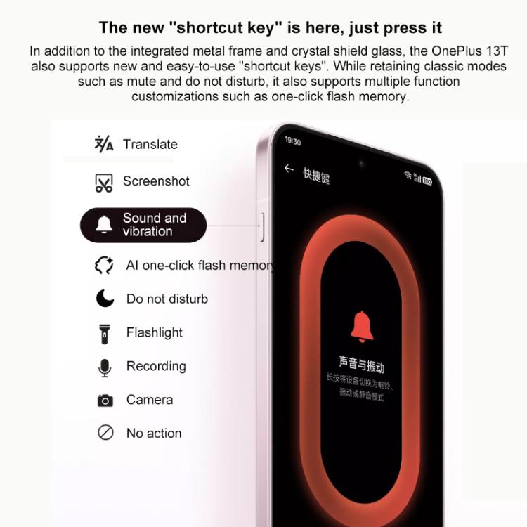 OnePlus 13T, 12GB+256GB, Screen Fingerprint Identification, 6.32 inch ColorOS 15.0 Snapdragon 8 Elite Octa Core, NFC, Network: 5G, 12GB+256GB – Fast Charging