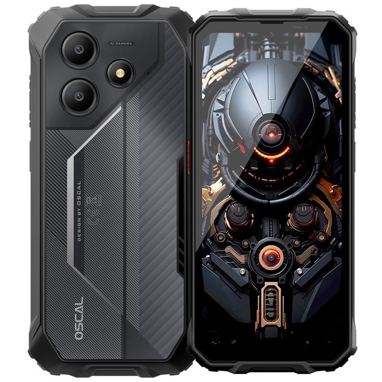 Blackview Oscal Marine 2, 4GB+64GB, 6.56 inch Android 15 Unisoc UMS9230E T615 Octa Core, Network: 4G, OTG, NFC, 4GB+64GB 4GB+64GB Black