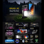 Ulefone Armor 30, 12GB+512GB, Night Vision, IP68/IP69K Rugged Phone, 6.95 inch Android 15 MediaTek Helio G100 Octa Core, Network: 4G, NFC, OTG, Armor 30 – Lanyard, Magnetic, Card Slot