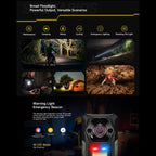Ulefone Armor 30, 12GB+512GB, Night Vision, IP68/IP69K Rugged Phone, 6.95 inch Android 15 MediaTek Helio G100 Octa Core, Network: 4G, NFC, OTG, Armor 30 – Lanyard, Magnetic, Card Slot