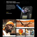 Ulefone Armor 30, 12GB+512GB, Night Vision, IP68/IP69K Rugged Phone, 6.95 inch Android 15 MediaTek Helio G100 Octa Core, Network: 4G, NFC, OTG, Armor 30 – Lanyard, Magnetic, Card Slot