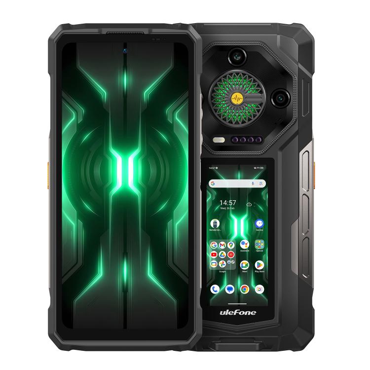 Ulefone Armor 33 Pro Rugged Phone, 16GB+512GB, Night Vision, 6.95 inch + 3.4 inch Dual Screen Android 14 MediaTek Dimensity 7300X Octa Core, Network: 5G, OTG, NFC, Armor 33 Pro Armor 33 Pro