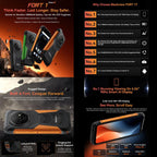 Blackview FORT 1, 4GB+128GB, 6.56 inch Android 15 Unisoc UMS9230E T615 Octa Core, Network: 4G, OTG, NFC, 4GB+128GB