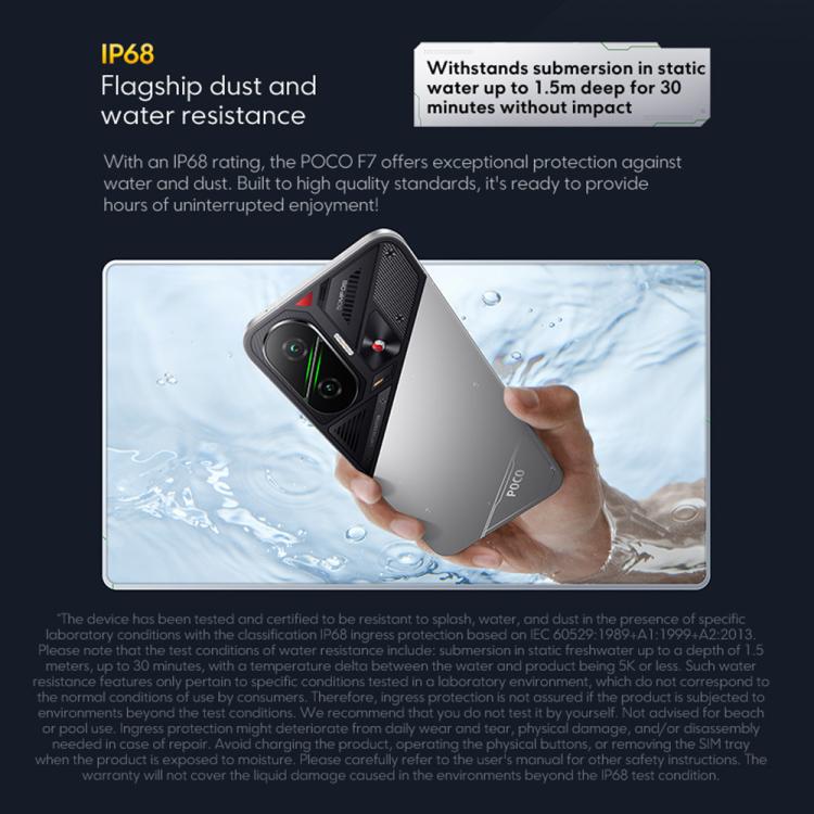 Xiaomi POCO F7 Global, 12GB+256GB, In-screen Fingerprint, 6.83 inch Xiaomi HyperOS 2 Snapdragon 8s Gen 4 Octa Core, NFC, Network: 5G, 12GB+256GB – Fast Charging