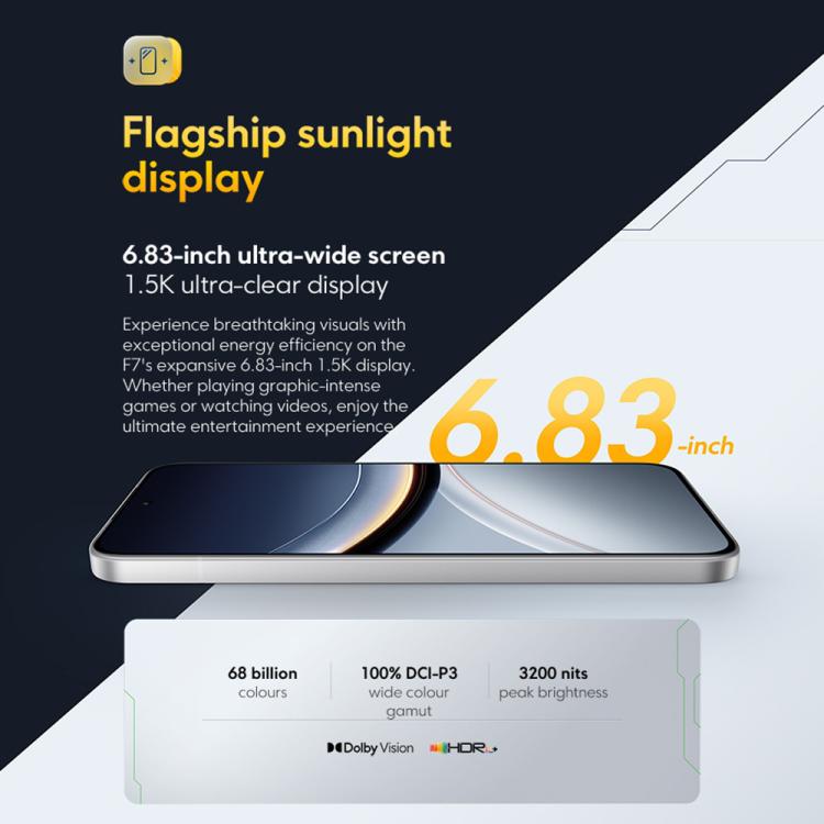 Xiaomi POCO F7 Global, 12GB+256GB, In-screen Fingerprint, 6.83 inch Xiaomi HyperOS 2 Snapdragon 8s Gen 4 Octa Core, NFC, Network: 5G, 12GB+256GB – Fast Charging