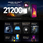 Ulefone Armor 29 Pro Thermal Version Rugged Phone, 16GB+512GB, Night Vision, 6.67 inch + 1.04 inch Android 15 MediaTek Dimensity 7400 Octa Core, Network: 5G, OTG, NFC, Armor 29 Pro Thermal Version