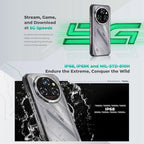 Oukitel WP62 Rugged Phone, 16GB+512GB, 108MP Camera, Fingerprint Identification, 6.6 inch Android 15 MediaTek Dimensity 7025 Octa Core, NFC, OTG, Network: 5G, 16GB+512GB