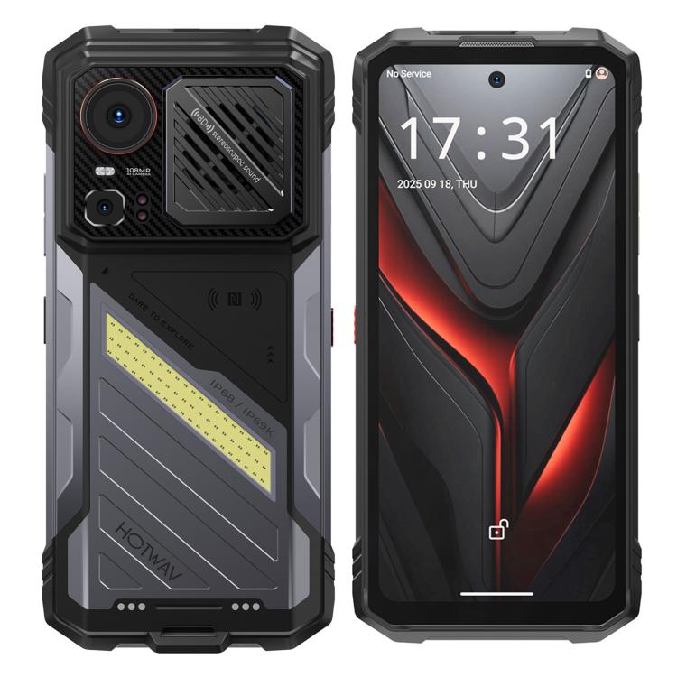 HOTWAV Hyper 8 Pro Rugged Phone, 12GB+512GB, 6.6 inch Android 15 MediaTek MT8791 Dimensity 7050 Octa Core, Network: 5G, OTG, NFC, Hyper 8 Pro Hyper 8 Pro