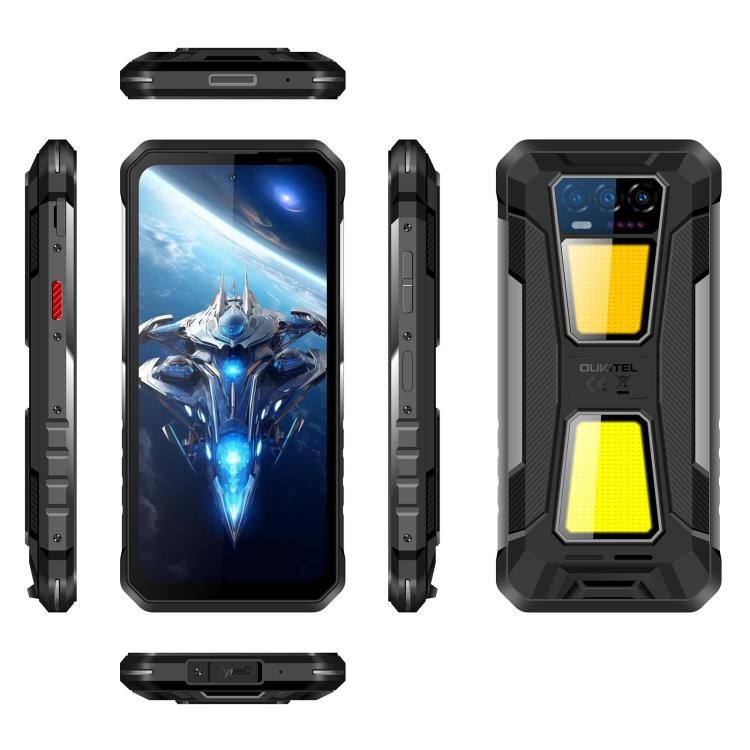 Oukitel WP58 Pro Rugged Phone, 8GB+256GB, Side Fingerprint Identification, 6.7 inch Android 15 UMS9621S Octa Core, NFC, OTG, Network: 5G, 8GB+256GB