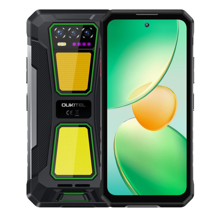 Oukitel WP58 Pro Rugged Phone, 8GB+256GB, Side Fingerprint Identification, 6.7 inch Android 15 UMS9621S Octa Core, NFC, OTG, Network: 5G, 8GB+256GB 8GB+256GB Green