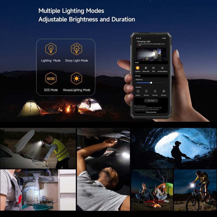 Ulefone Armor 34 Pro+ Projector, 16GB+512GB, Night Vision, IP68/IP69K Rugged Phone, 6.95 inch Android 15 MediaTek Dimensity 7400X Octa Core, Network: 5G, NFC, OTG, Armor 34 Pro+ – Lanyard, Magnetic, Card Slot