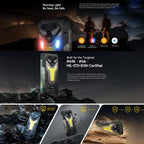 Ulefone Armor 34 Pro+ Projector, 16GB+512GB, Night Vision, IP68/IP69K Rugged Phone, 6.95 inch Android 15 MediaTek Dimensity 7400X Octa Core, Network: 5G, NFC, OTG, Armor 34 Pro+ – Lanyard, Magnetic, Card Slot