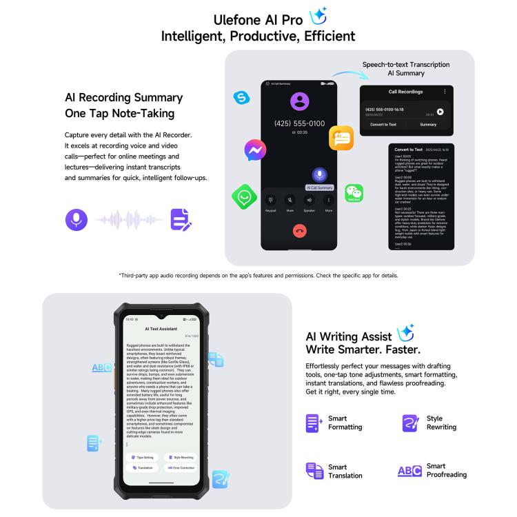 Ulefone RugKing 3 Pro, 8GB+128GB, IP68/IP69K Rugged Phone, 6.56 inch Android 15 Unisoc T7250 Octa Core, Network: 4G, NFC, OTG, RugKing 3 Pro, 8GB+128GB