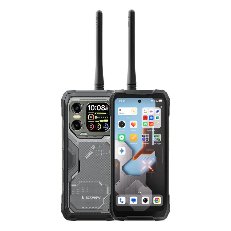 Blackview XPLORE 1 Walkie Talkie Rugged Phone, 12GB+256GB, 6.78 inch Android 15 Dimensity 7050 MT8791V/HZA Octa Core, Network: 5G, OTG, NFC, XPLORE 1 Walkie Talkie 12GB+256GB – Magnetic XPLORE 1 Walkie Talkie 12GB+256GB Black