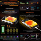 Blackview XPLORE 1 Walkie Talkie Rugged Phone, 12GB+256GB, 6.78 inch Android 15 Dimensity 7050 MT8791V/HZA Octa Core, Network: 5G, OTG, NFC, XPLORE 1 Walkie Talkie 12GB+256GB – Magnetic